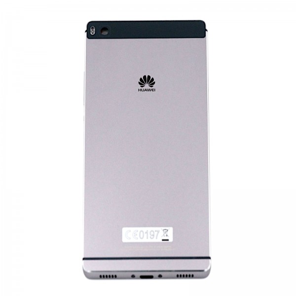 Huawei P8 Original Akkudeckel Serviceware schwarz/titanium grey 02350GRV